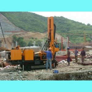 full hydraulic crawler type anchoring drill rig