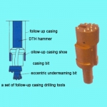 Eccentric casing drilling tools