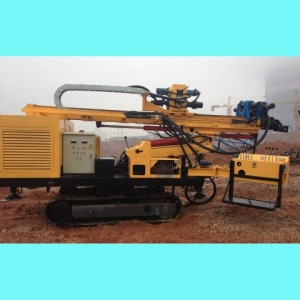 full hydraulic crawler type anchoring drill rig