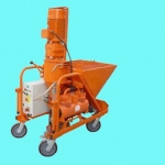Dry-mixed motar spraying machine