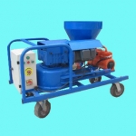 Wet-mixed motar spraying machine