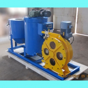 Mixer grout plant