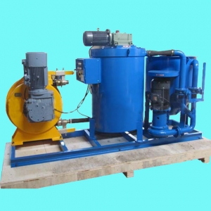 Mixer grout plant